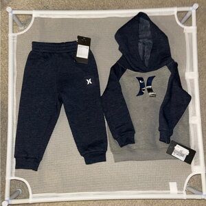 NWT Hurley toddler boys jogging suit, 18 months